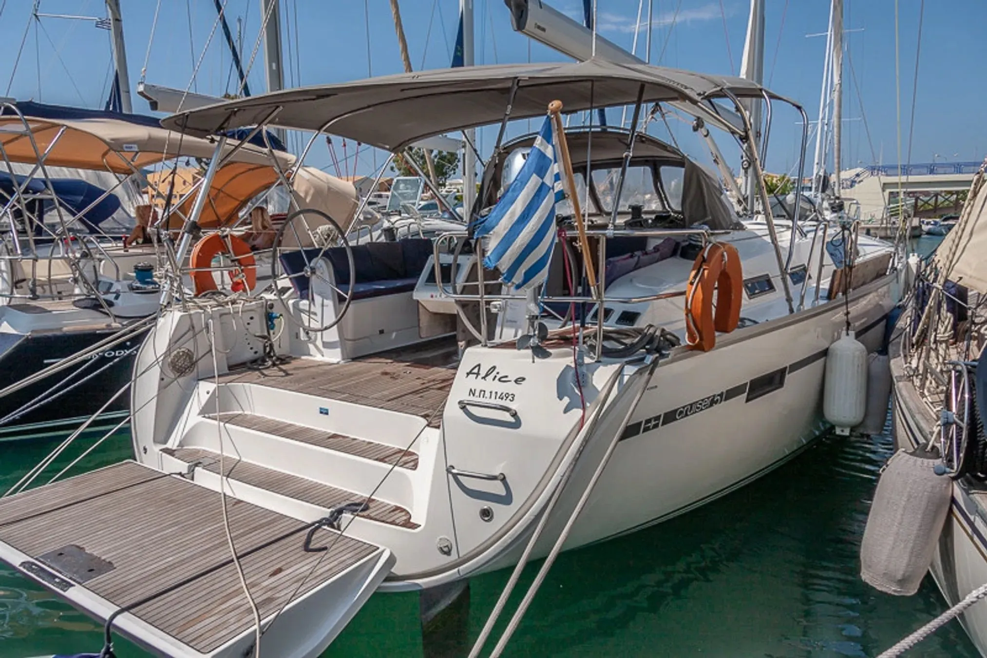 Tekne - Rodos 14.99m Kiralık Yelkenli Yat Bavaria Cruiser 51