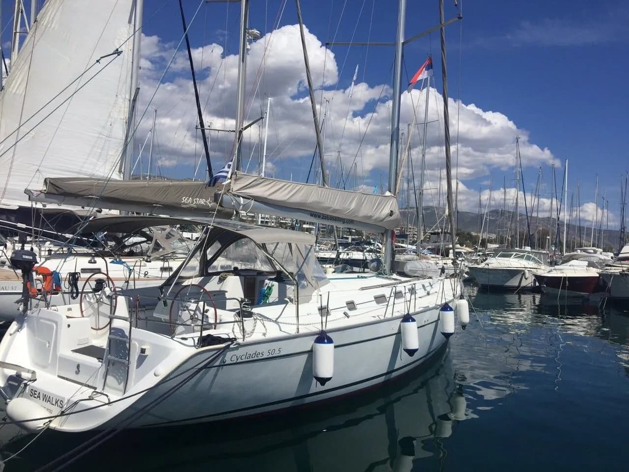 Boat - Explore Athens on a 15.62m Rental Sailing Yacht Beneteau Cyclades 50