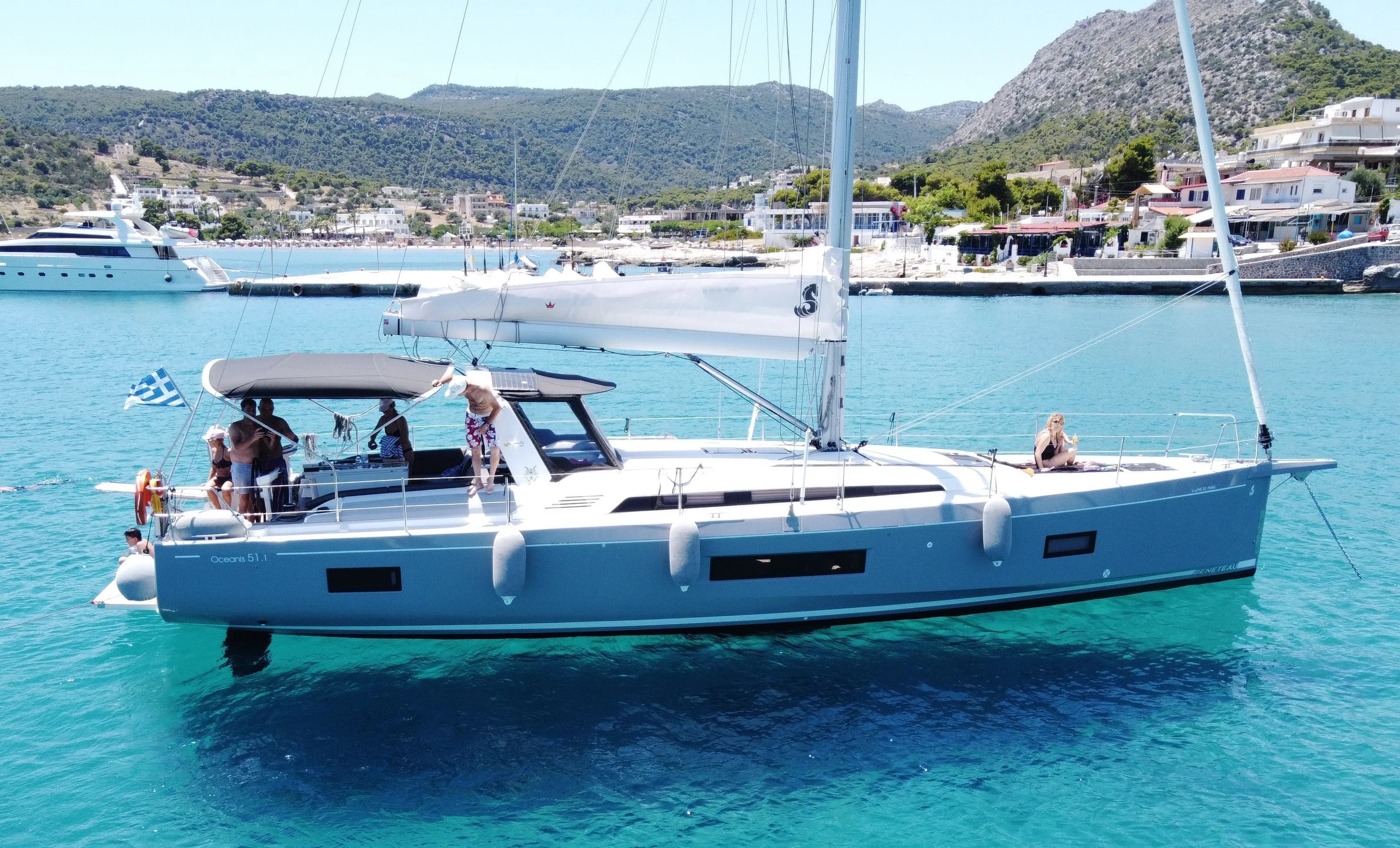 Boat - 15.94m Athens Beneteau Oceanis 51.1 Sailing Yacht Hire
