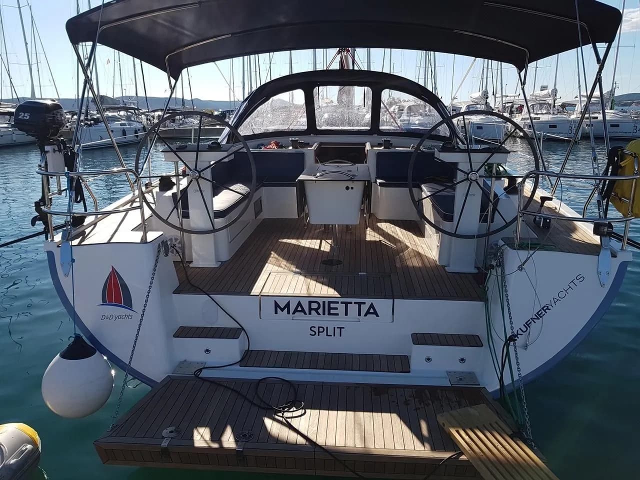 Boat - Rent a 16.6m D and D Kufner 54 Sailing Yacht in Punat
