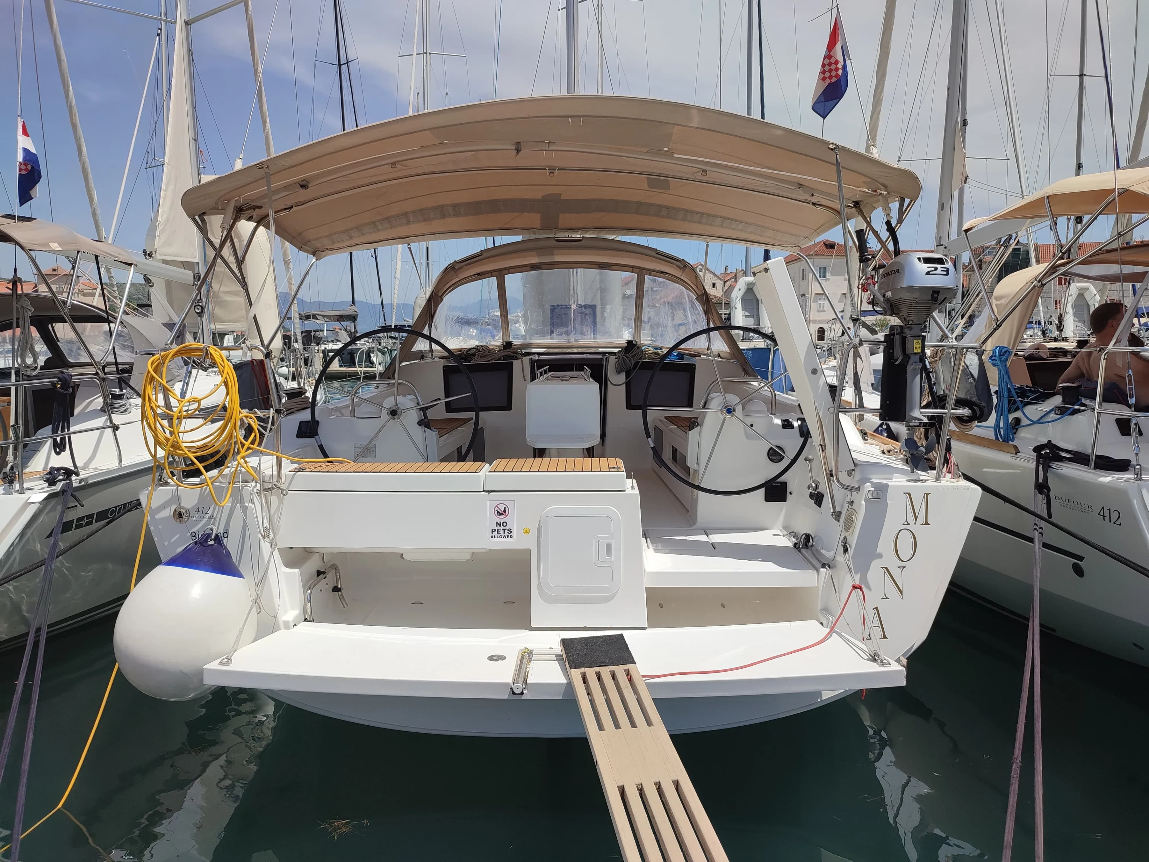 Tekne - Trogir 12.7m Kiralık 3 Kabinli Yelkenli Yat