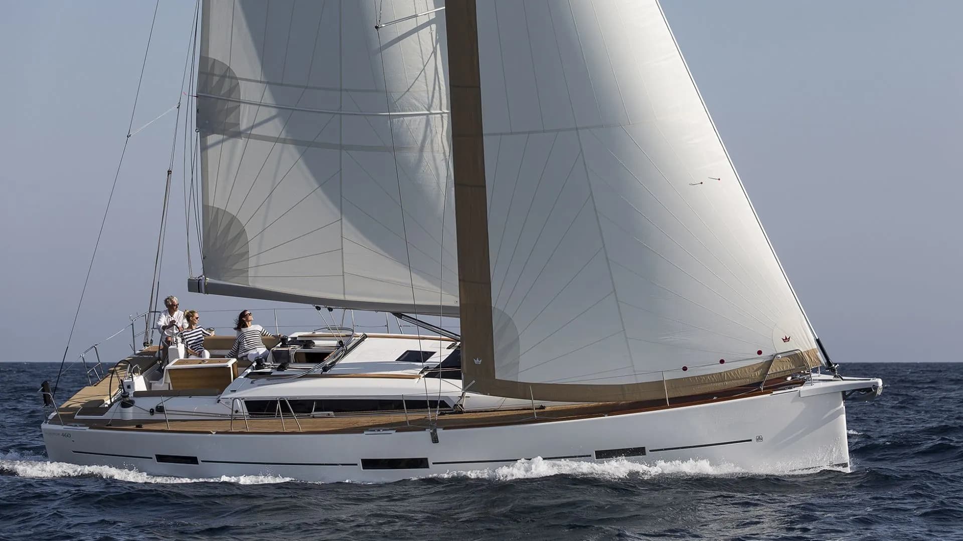 Лодка - 14.15м аренда парусная яхта Dufour 460 GL в Ольбия