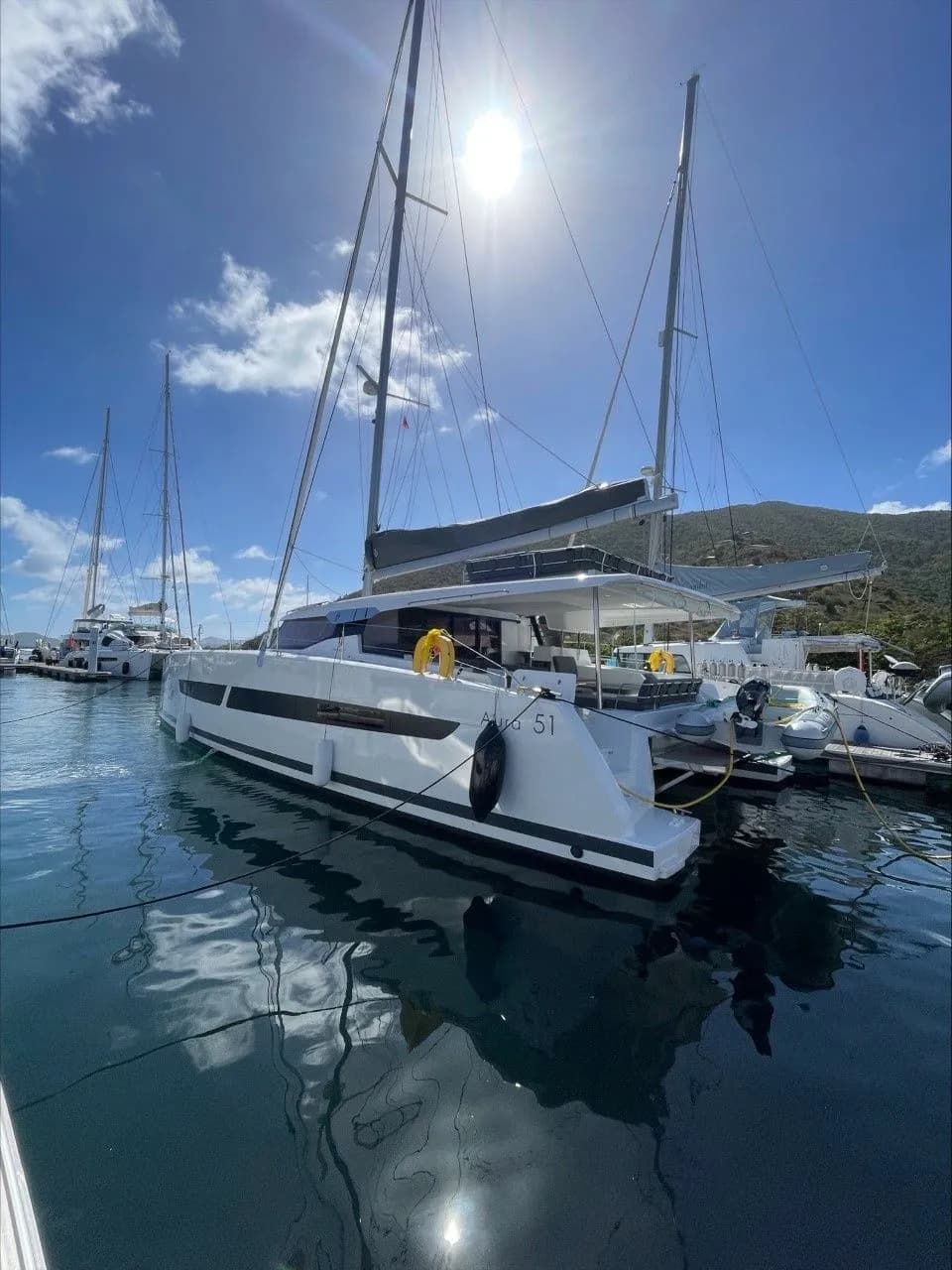 Tekne - Tortola 15.84m Kiralık Fountaine Pajot Aura 51 Katamaran