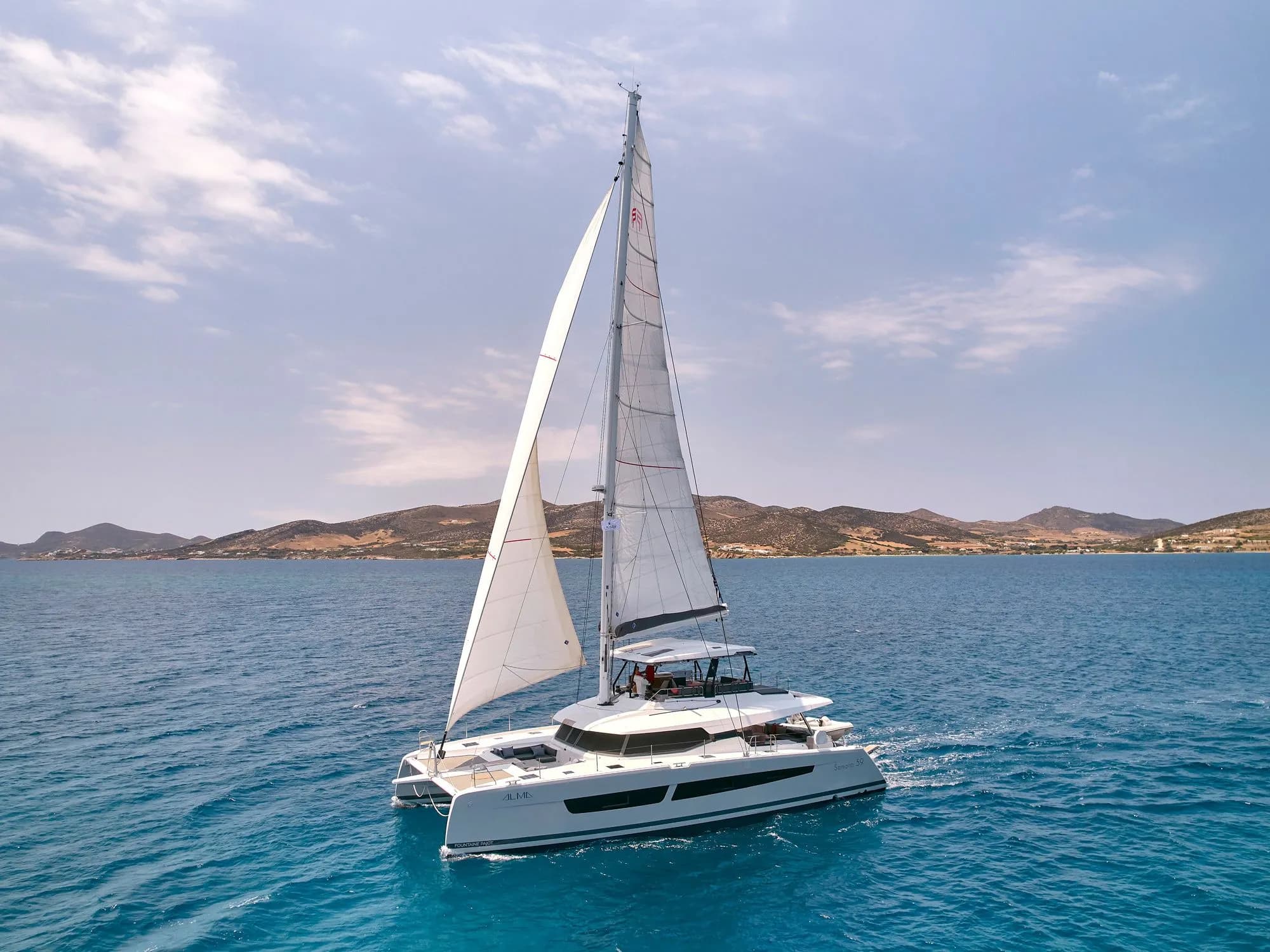 Tekne - Atina 18.78m Kiralık Katamaran Fountaine Pajot Samana 59