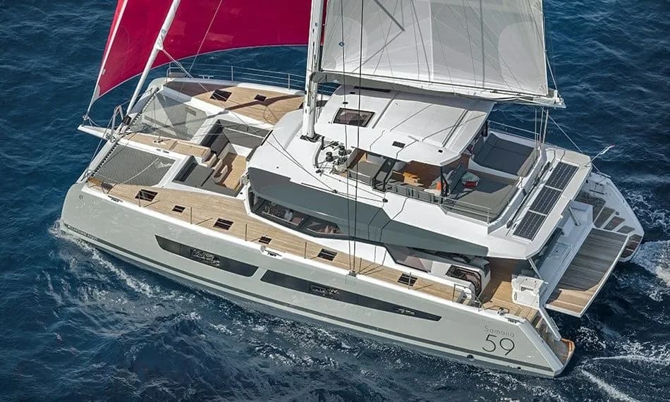 Boat - Rent a 18.78m Fountaine Pajot Samana 59 Catamaran in Uturoa