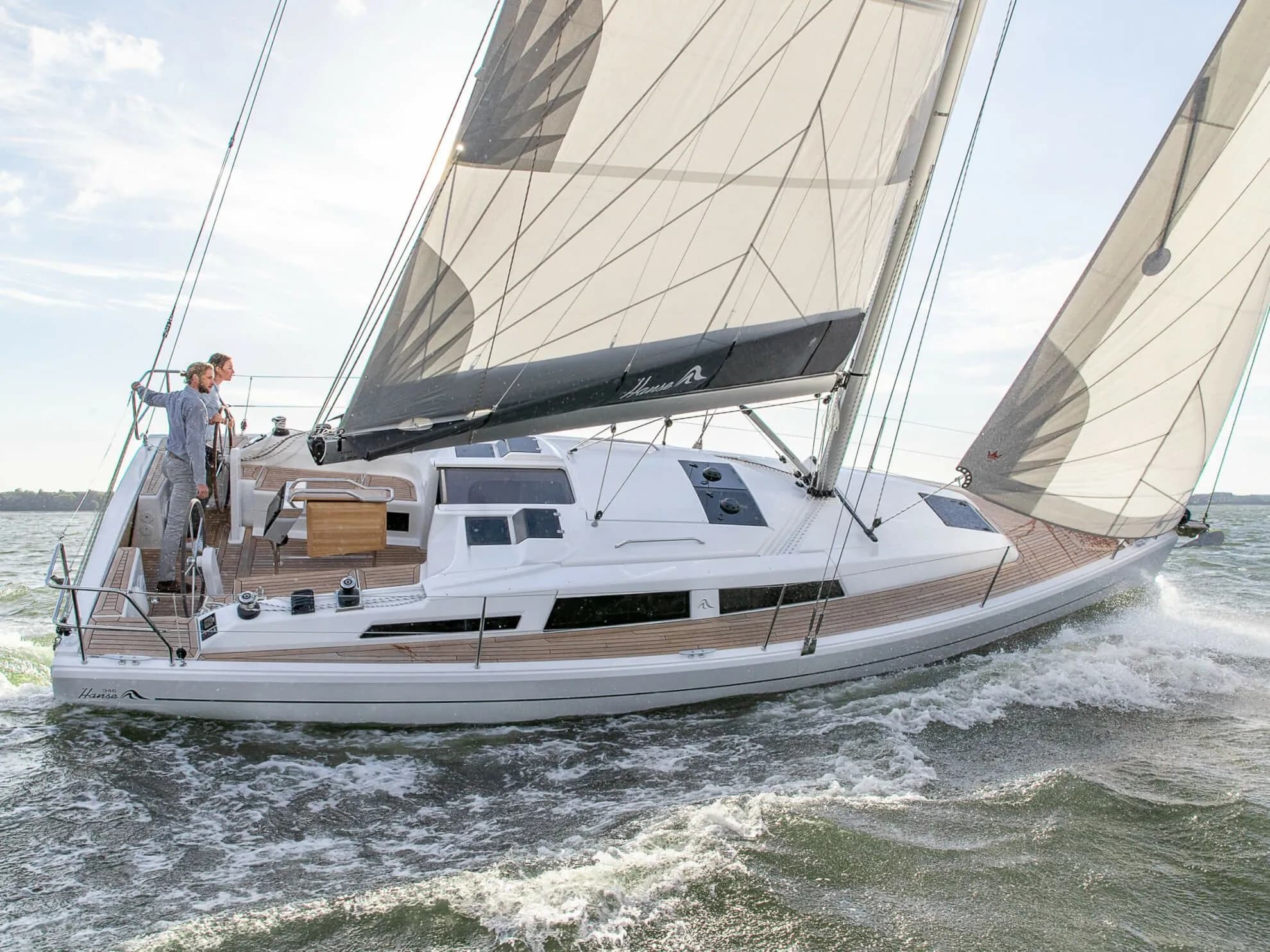 Boat - Charter a 10.4m Hanse 348 Sailing Yacht in Breege