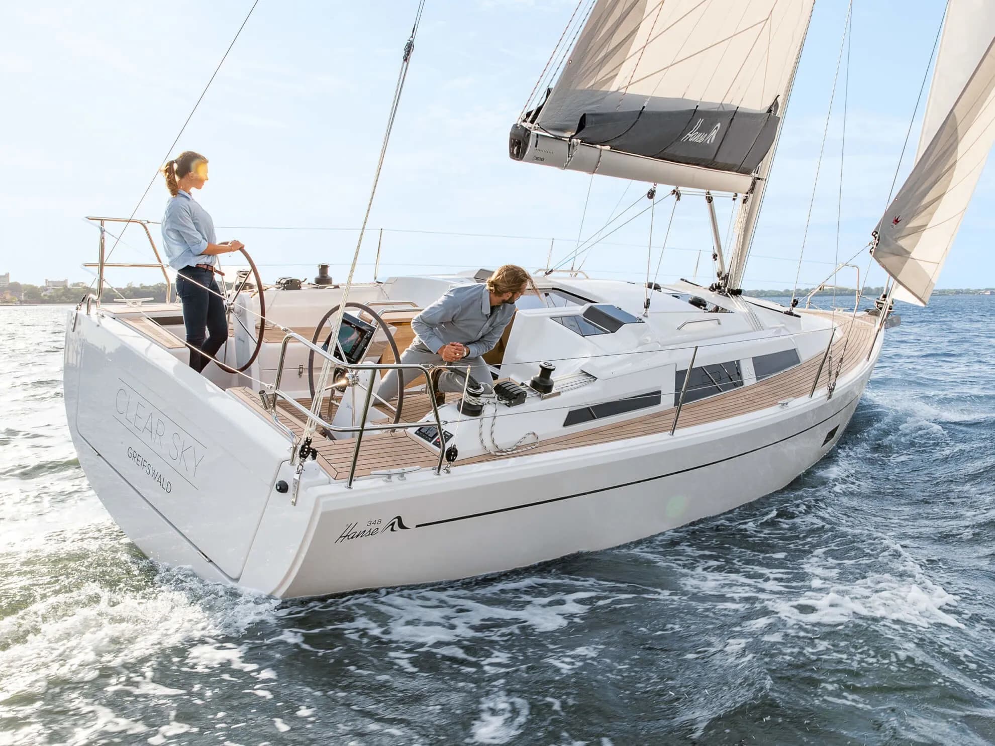 Boat - 10.4m Arzon Sailing Yacht Hanse 348 Hire