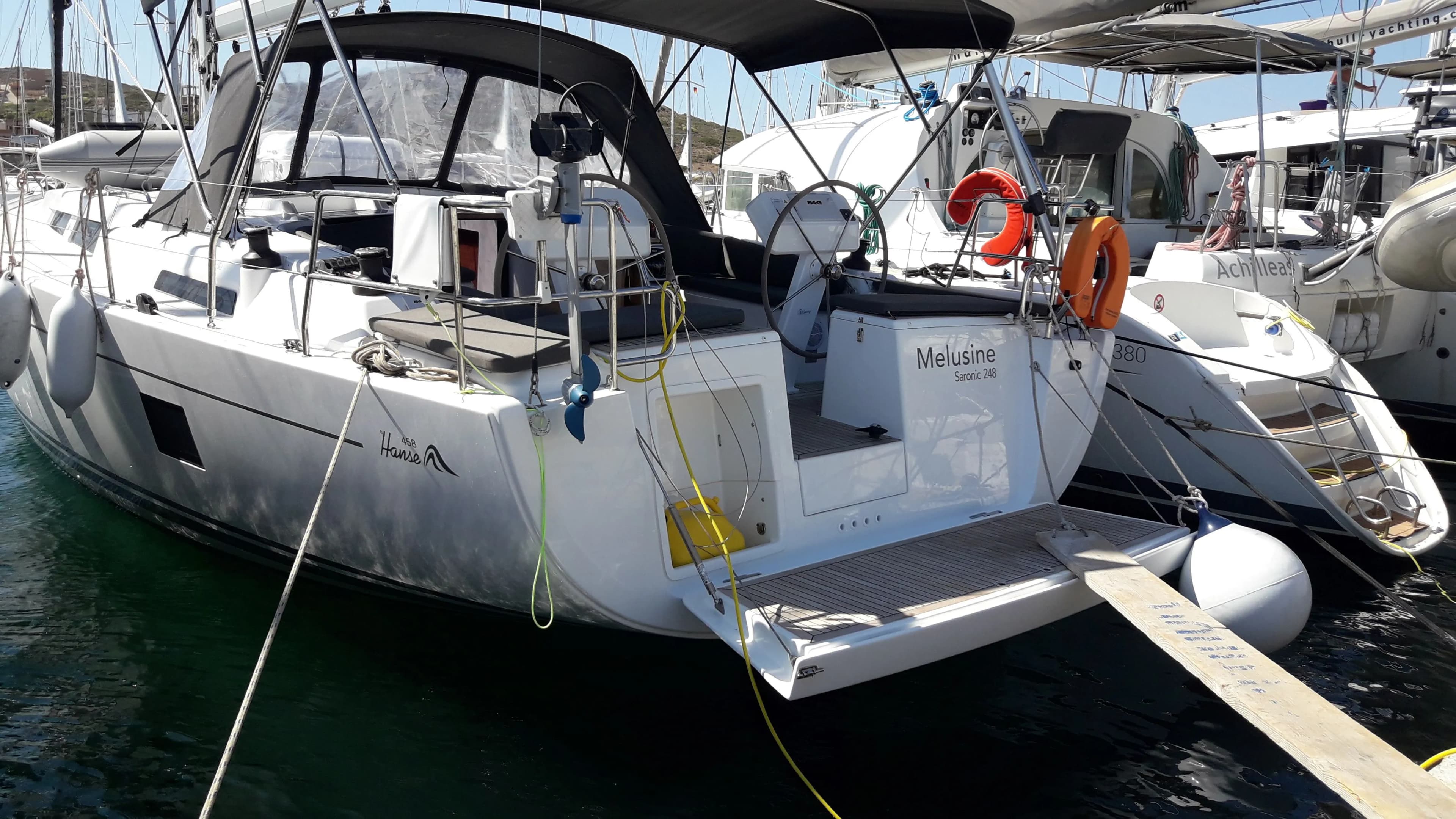 Boot - Charter a 13.55m Hanse 458 Sailing Yacht in Lavrion