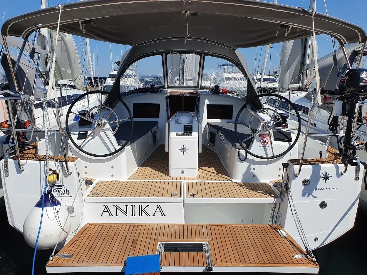 Boat - Explore Punat on a 12.35m Rental Jeanneau Sun Odyssey 410
