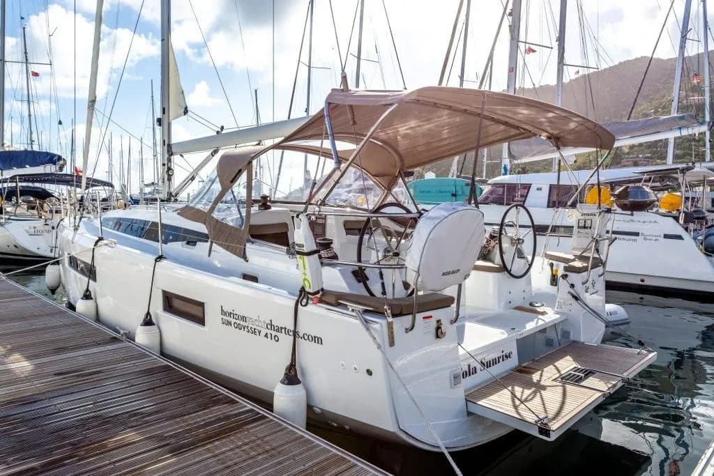 Tekne - Tortola 12.34m Kiralık Jeanneau Sun Odyssey 410 Yelkenli Yat