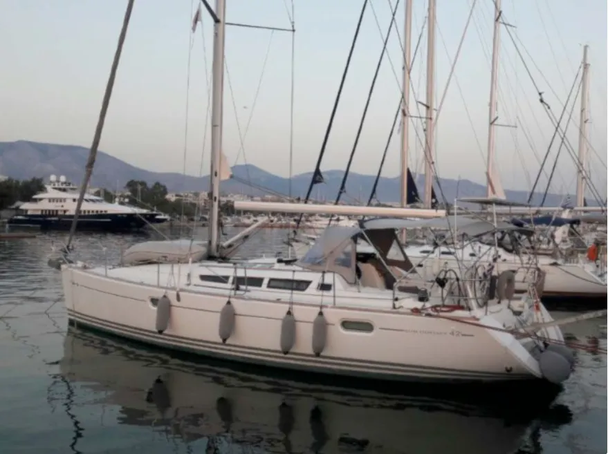 Boat - Explore Athens on a 12.85m Jeanneau Sun Odyssey 42 i Sailing Yacht Rental