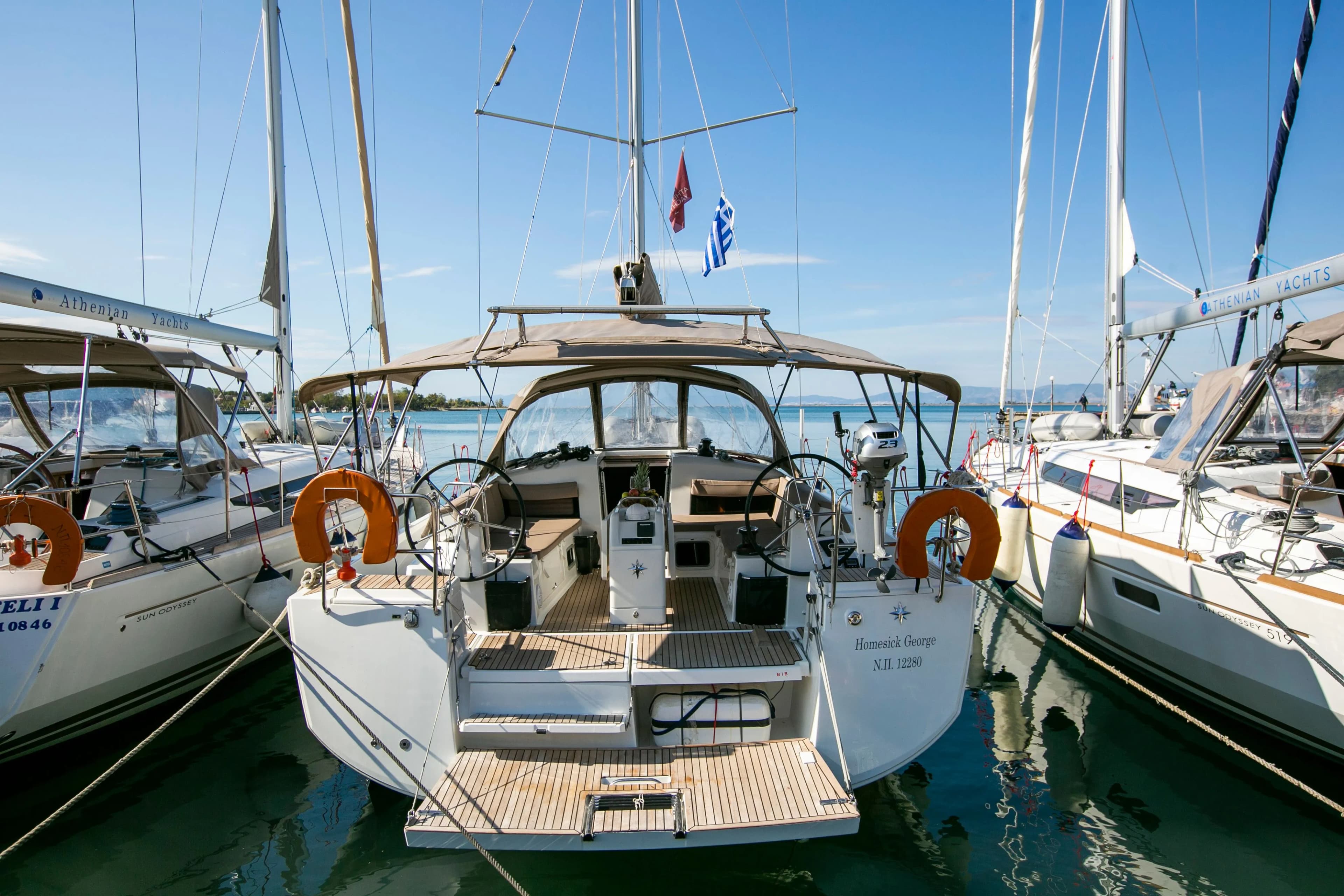 Boat - Explore Athens on a 13.39m Rental Sailing Yacht Jeanneau Sun Odyssey 440