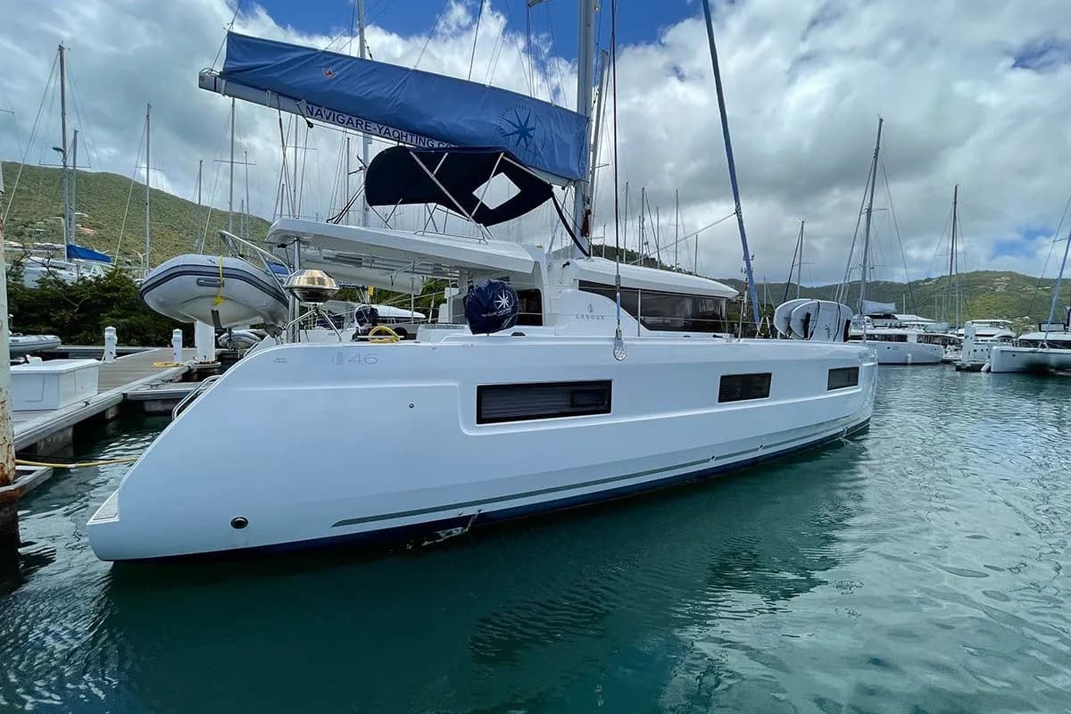 Boat - Charter a 13.99m Lagoon 46 in Marsh Harbour