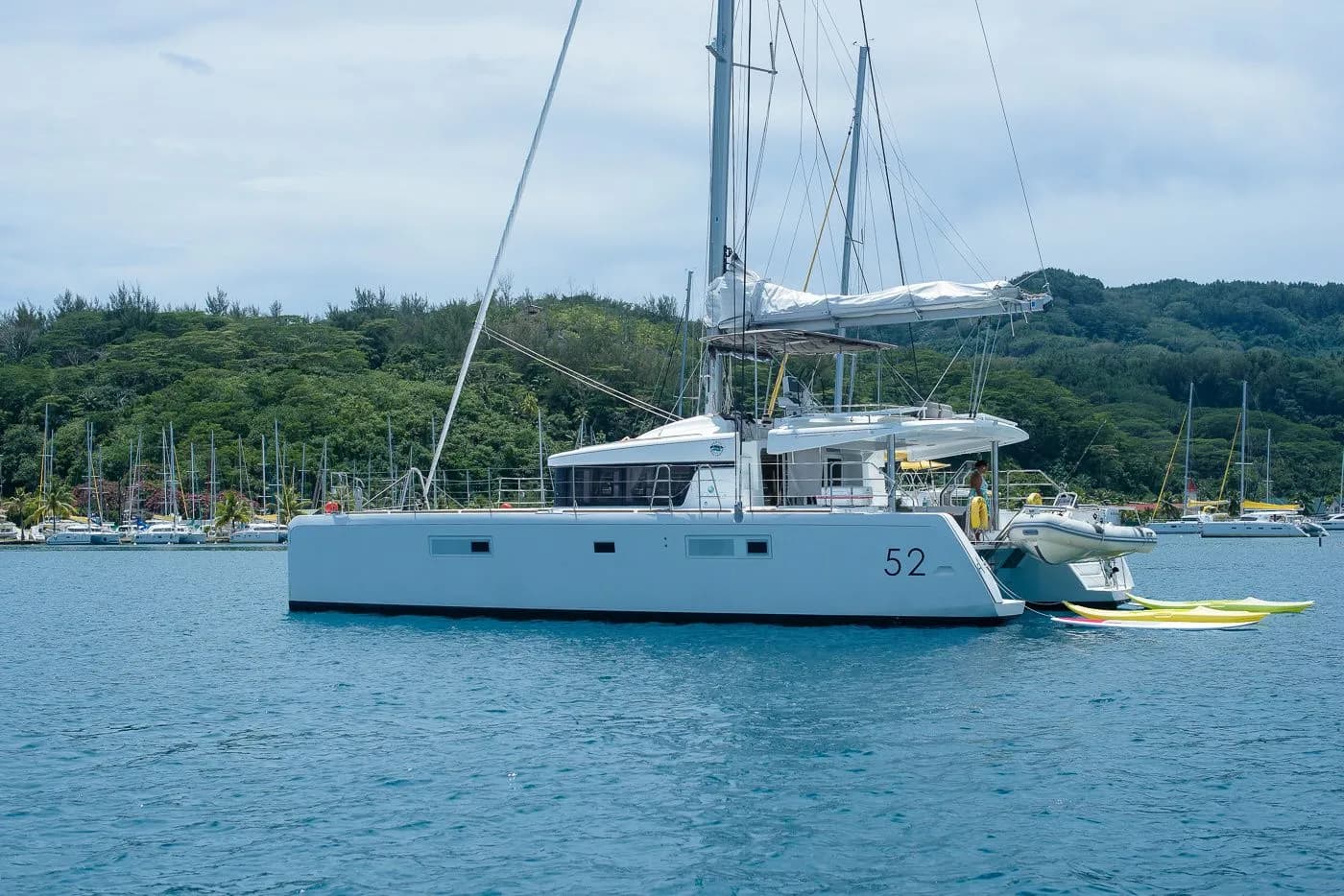 Boat - Charter a 15.84m Catamaran Lagoon 52 F in Uturoa