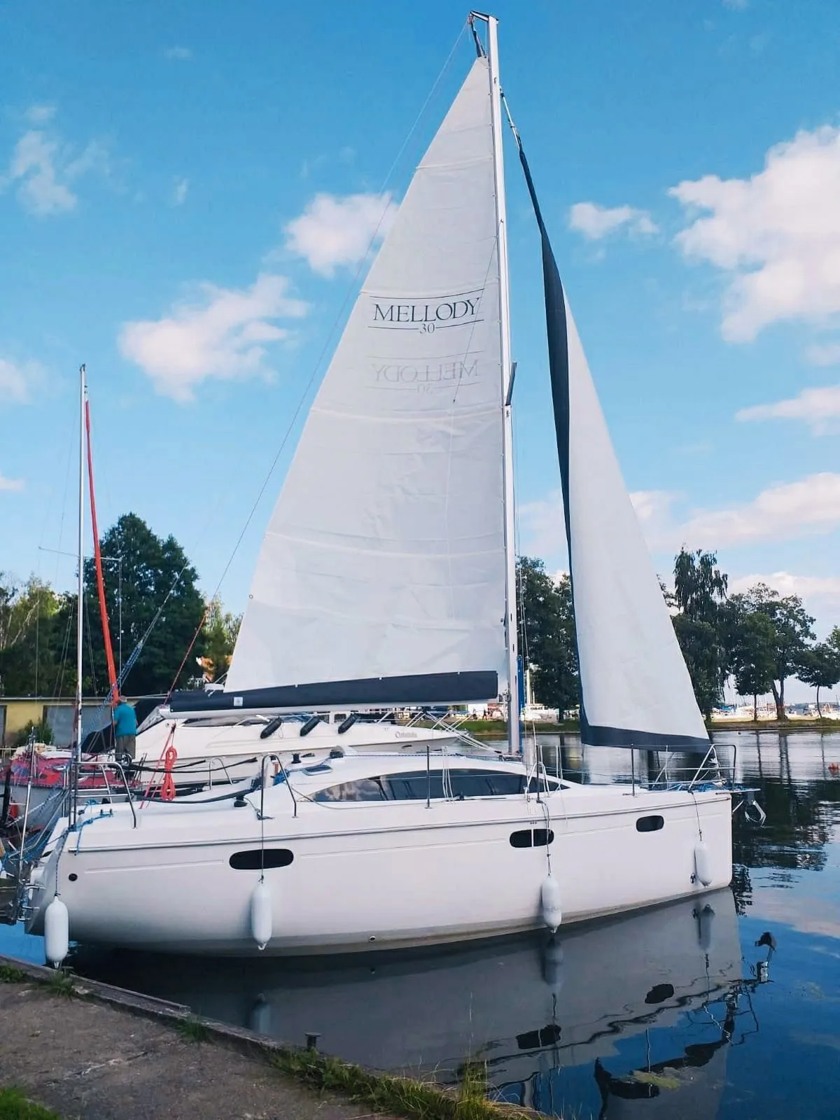 Boat - Explore Bogaczewo on a 9.46m Rental Sailing Yacht Mellody 30