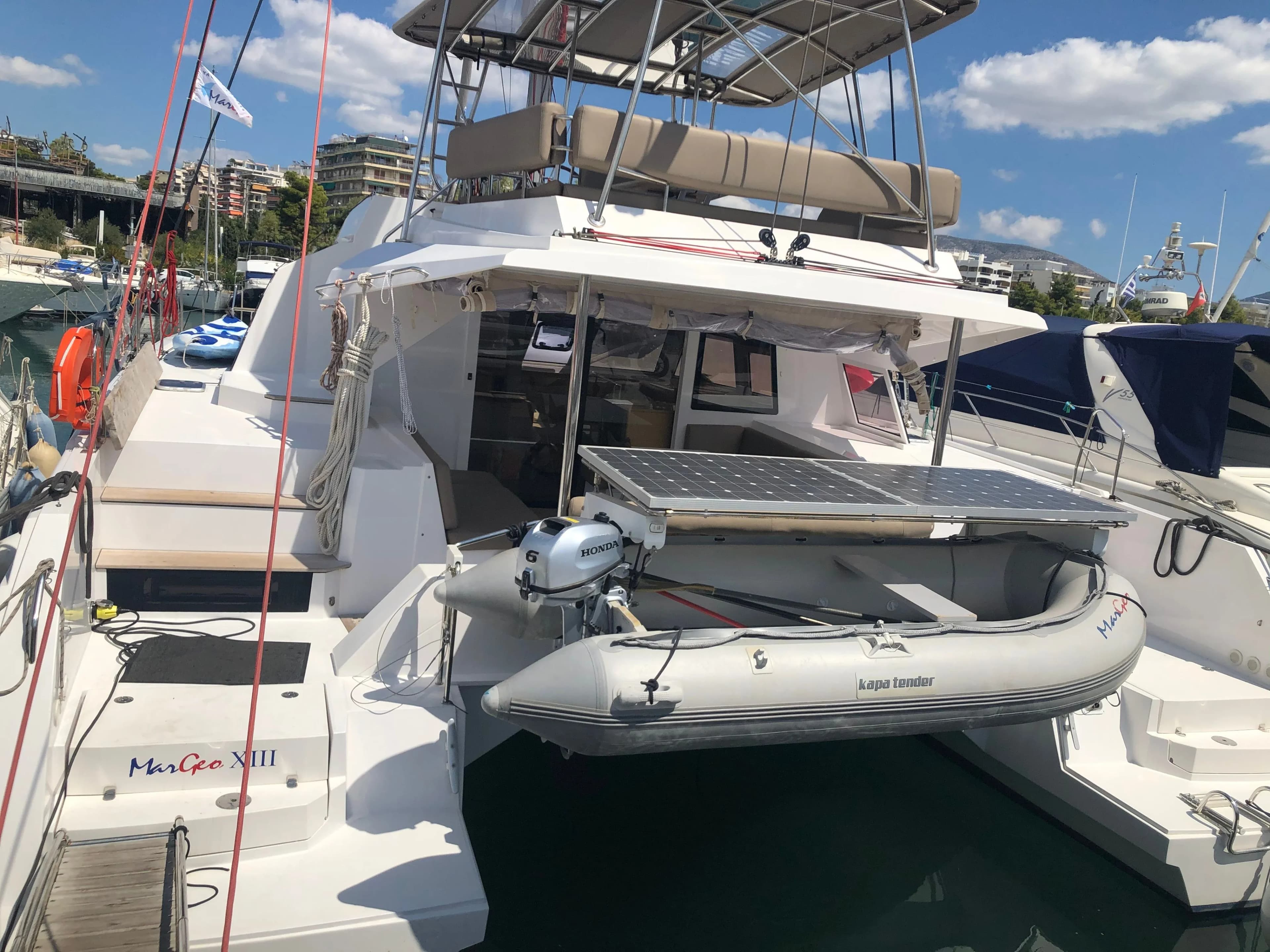 Boat - 13.71m Athens Catamaran Nautitech 46 Fly Hire