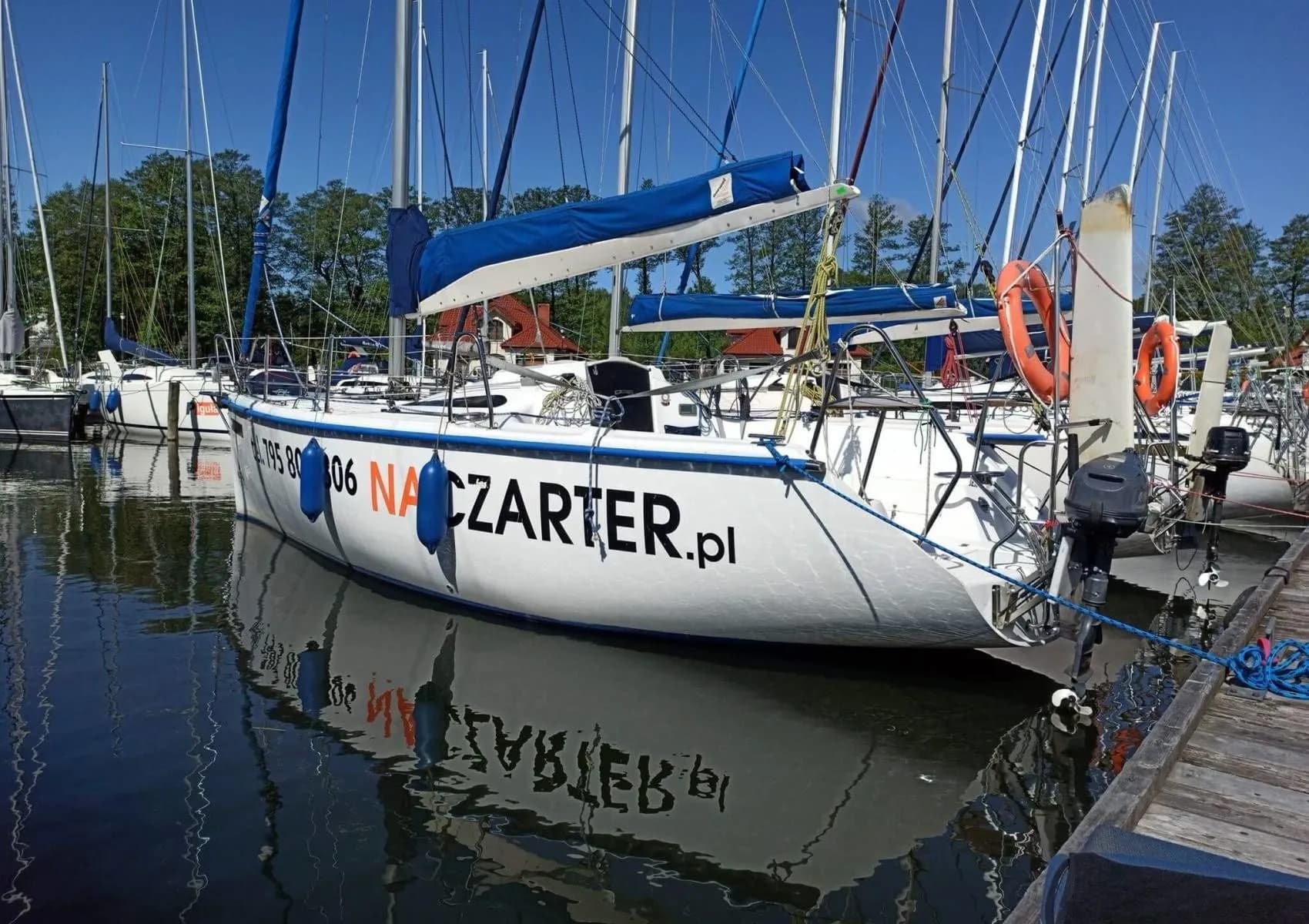 Boat - Explore Gizycko on a 7.8m 2 Cabin Sailing Yacht Rental