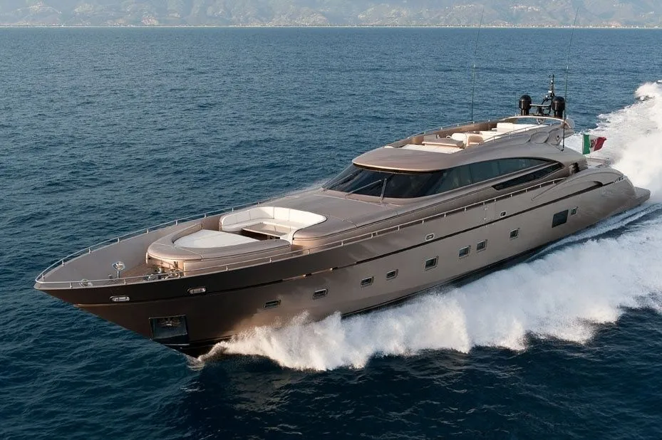 Explore Downtown Nassau on a 36m Rental Motor Yacht