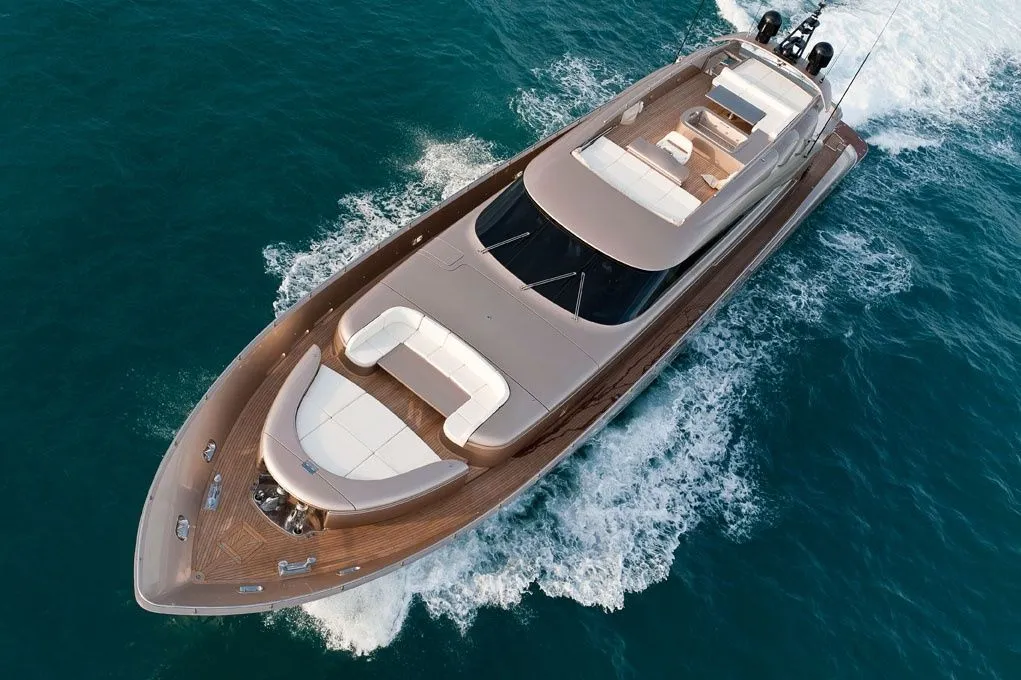 Explore Downtown Nassau on a 36m Rental Motor Yacht