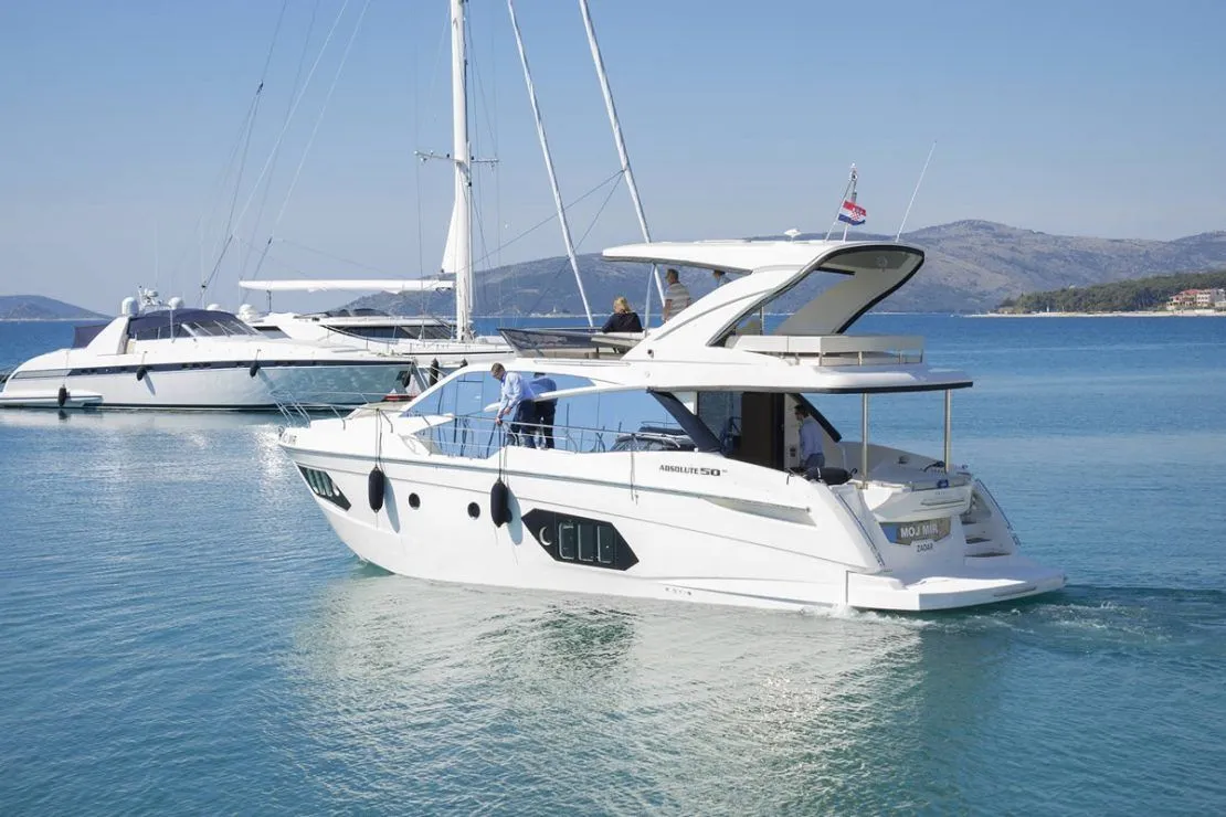 Explore Trogir on a 15.2m 3 Cabin Motor Yacht Rental