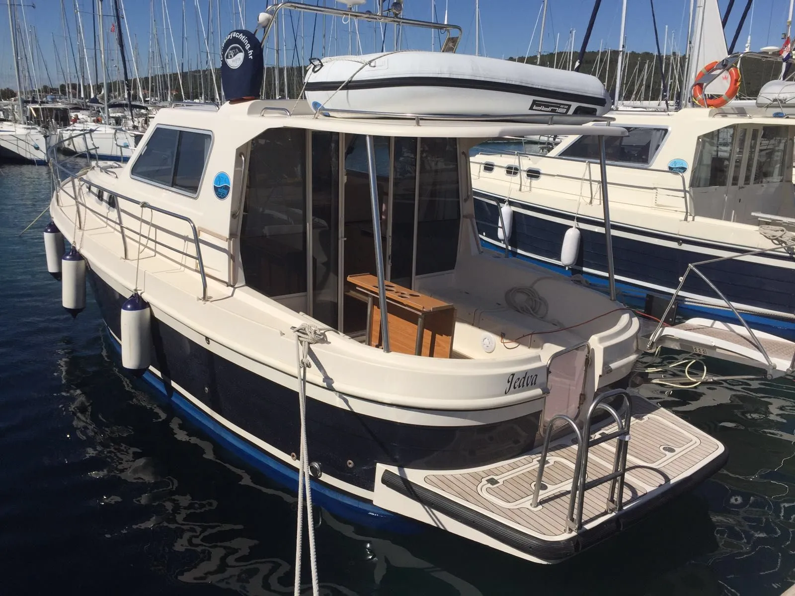 Explore Sukosan on a 10.8m Rental Adria 1002V