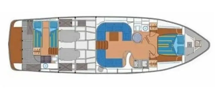 Rent a 14.44m 2 Cabin Motor Yacht in Amalfi