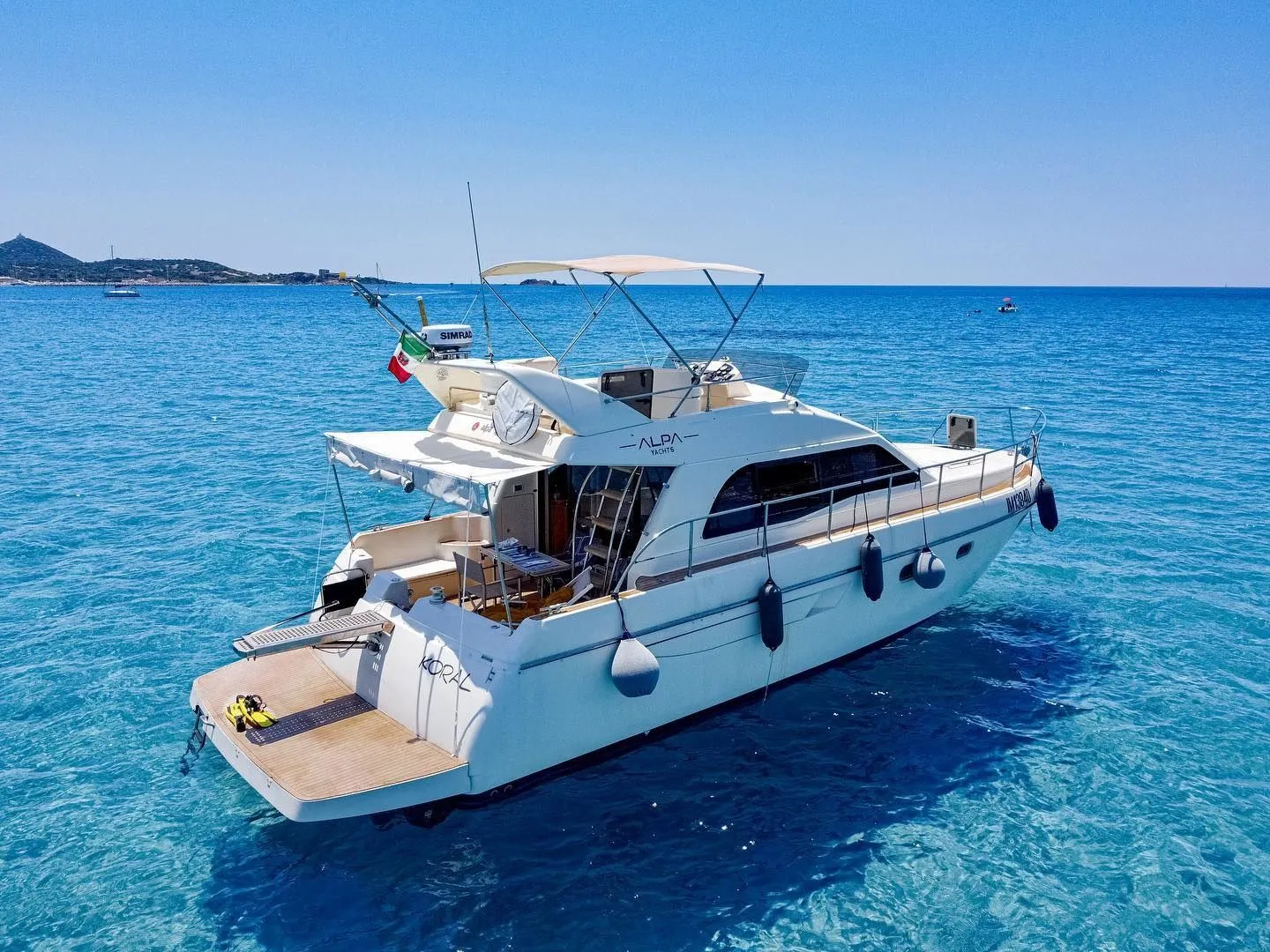 13.8m Villasimius Alpa 42 Fly Hire