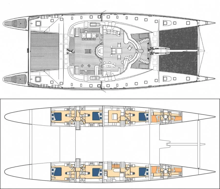 Взять в чартер 42.2м Alumarine Ketch в Фурнари