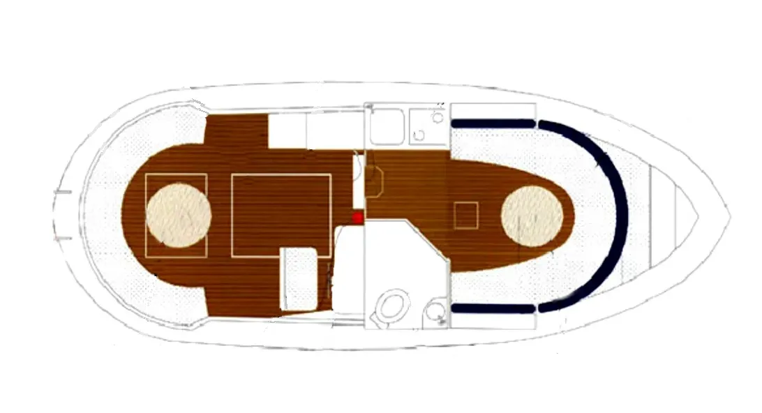 Rent a 8.5m House Boat in Zehdenick