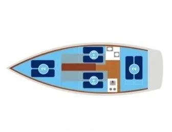 Charter a 7.3m Boat in Gizycko