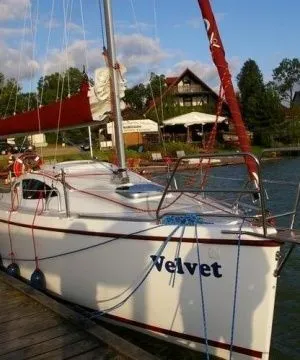 Explore Ruciane-Nida on a 8.13m Rental Antila 24