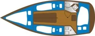 Explore Ruciane-Nida on a 8.13m Rental Antila 24