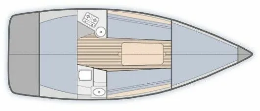 Rent a 8.17m Antila 24.4 Sailing Yacht in Piaski