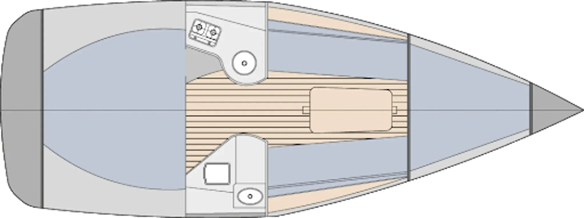 Rent a 8.2m 3 Cabin Sailing Yacht in Wilkasy