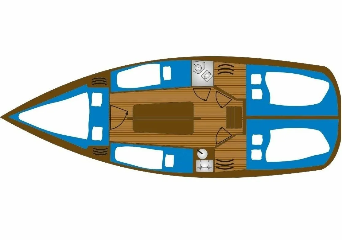 Explore Rydzewo on a 8.85m 3 Cabin Sailing Yacht Rental