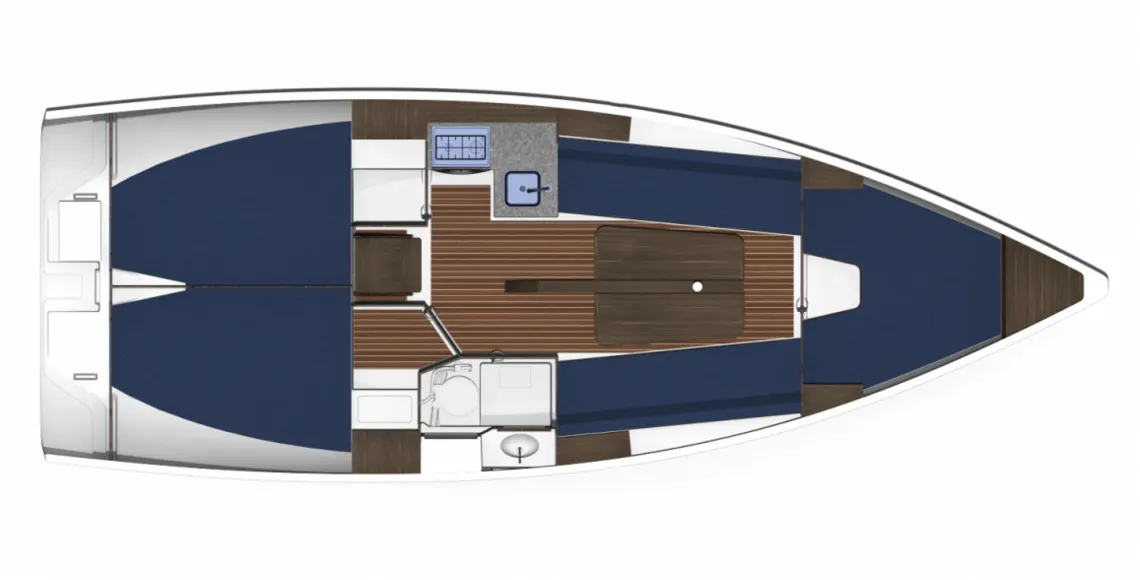 9.45m Rydzewo Sailing Yacht Antila 30 Hire
