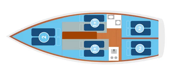 Charter a 8.85m Sailing Yacht Antila 30 in Gizycko