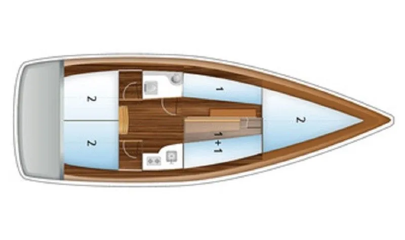 9.6m Piekna Gora Sailing Yacht Antila 33 Hire