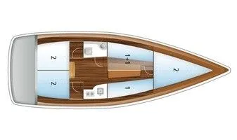 Charter a 9.6m 3 Cabin Sailing Yacht in Piekna Gora