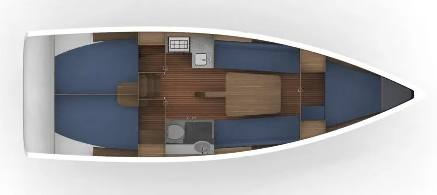 10.35m Gizycko Sailing Yacht Hire