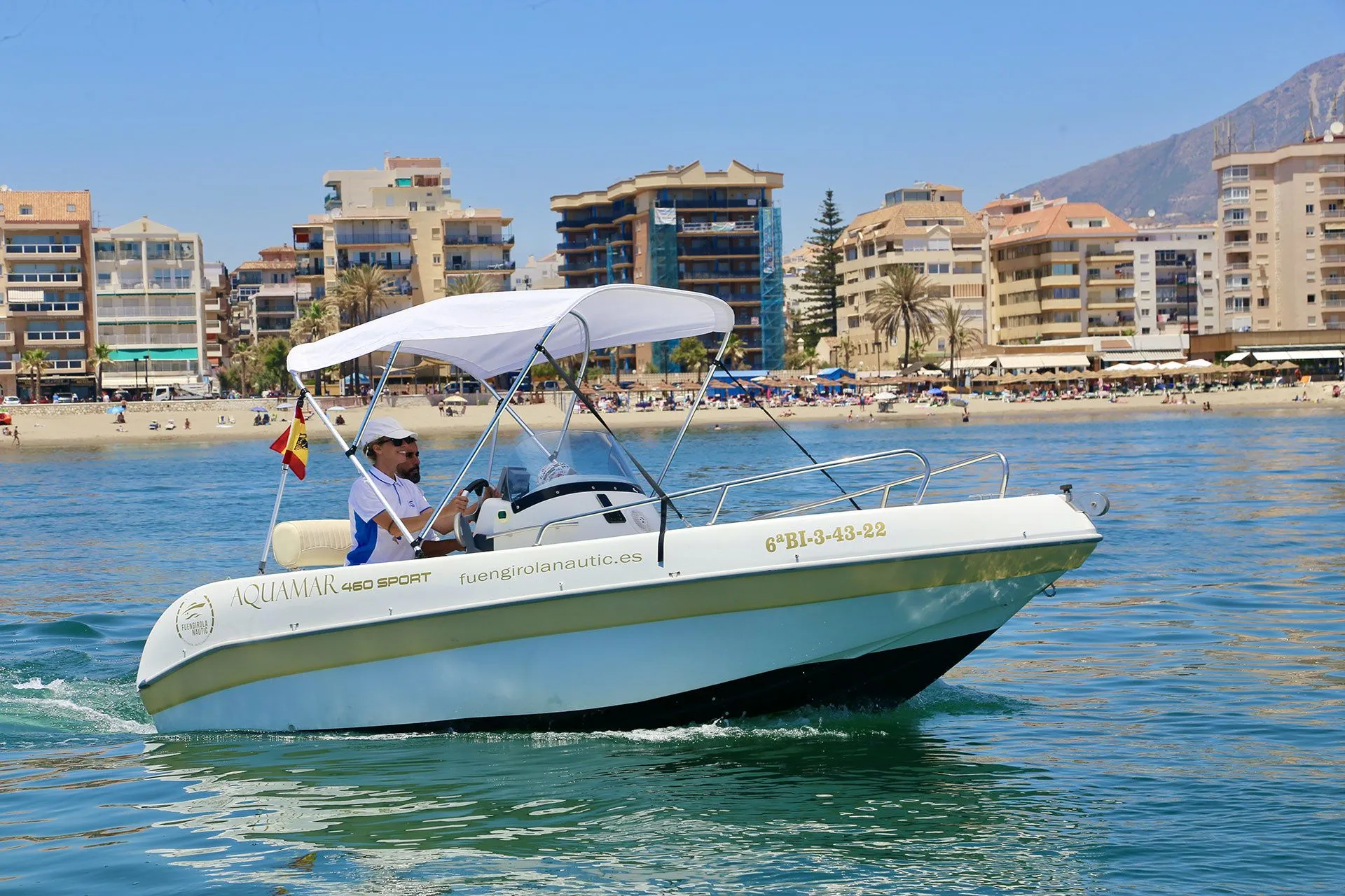 4.6m Fuengirola Aquamar 460 Motor Boat Hire