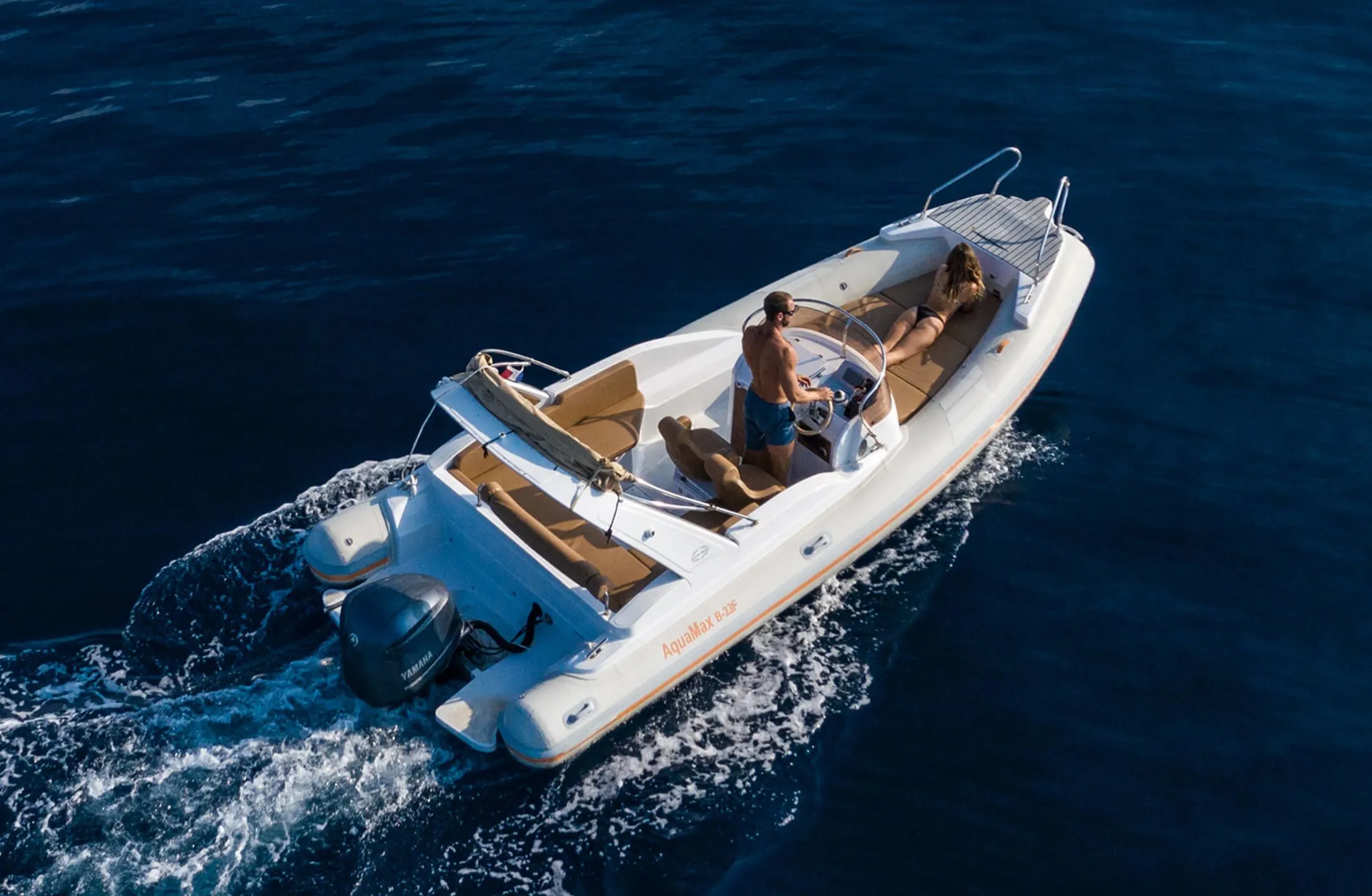 Rent a 7m Motor Boat Aquamax 23 in Hvar