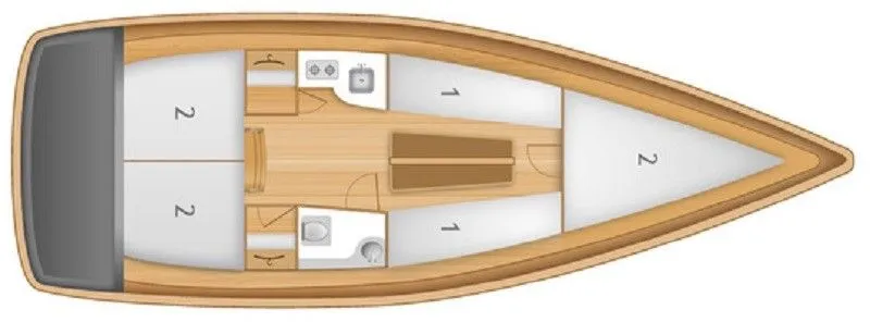 Charter a 8.5m Aquatic 28 in Piekna Gora