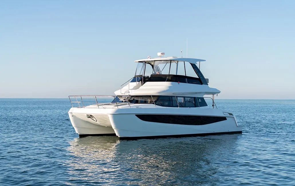 Rent a 12.64m 4 Cabin Power Catamaran in Cannigione