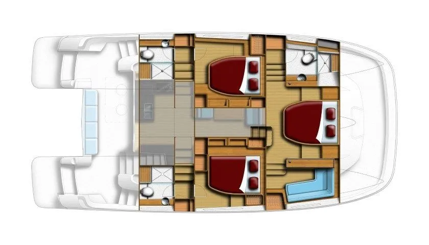 Charter a 13.7m Power Catamaran in Marsh Harbour