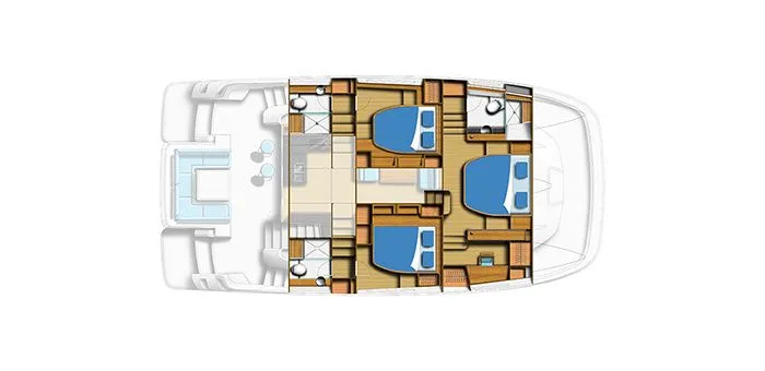 13.44m Tortola Aquila 44 Hire