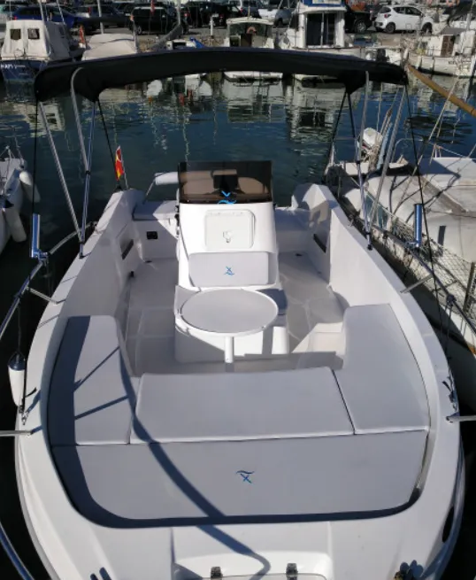 6m Castelldefels Astilux AX 600 Open Motor Boat Hire
