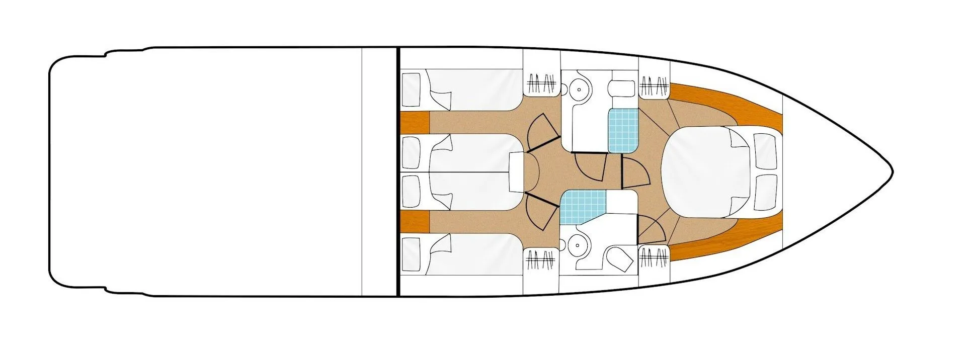Charter a 14.5m 3 Cabin Motor Yacht in Dubrovnik