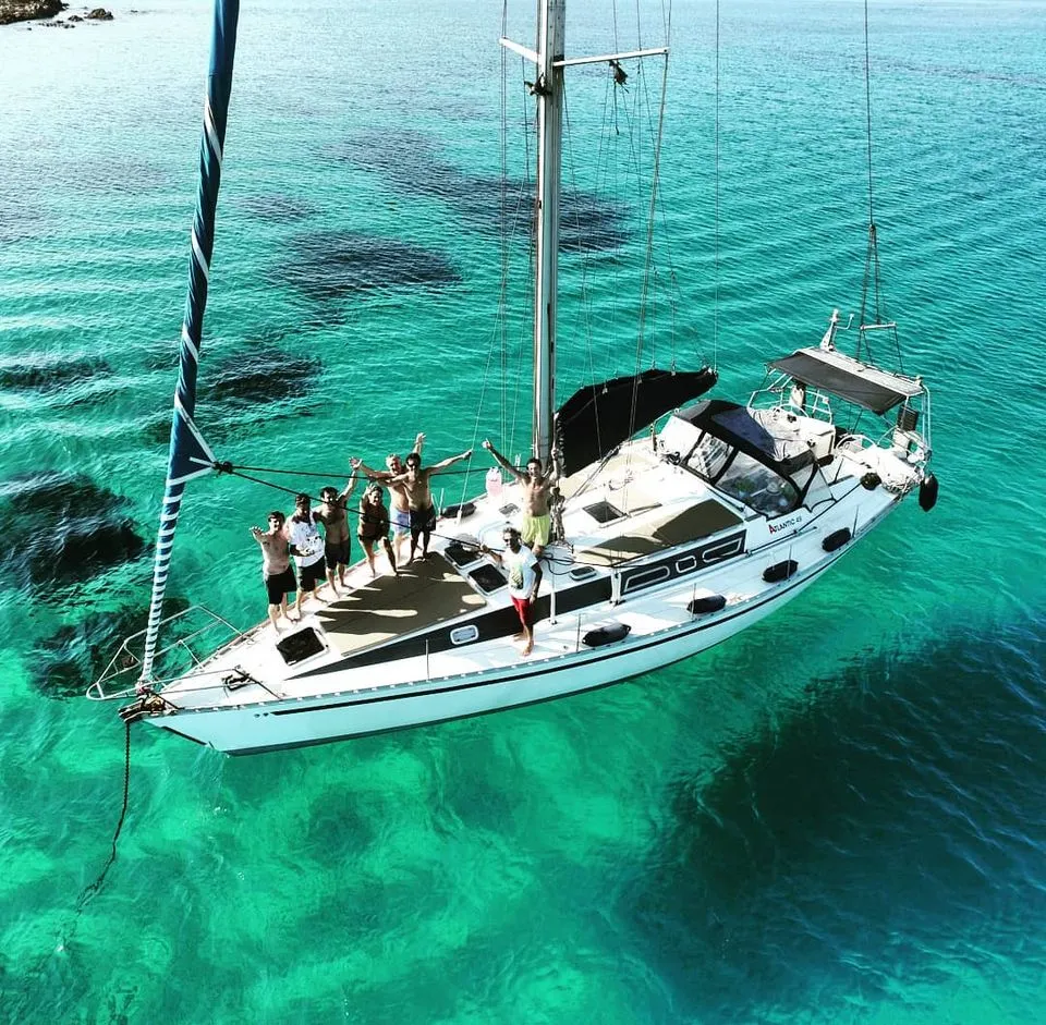 Explore Mykonos City on a 15m 5 Cabin Sailing Yacht Rental