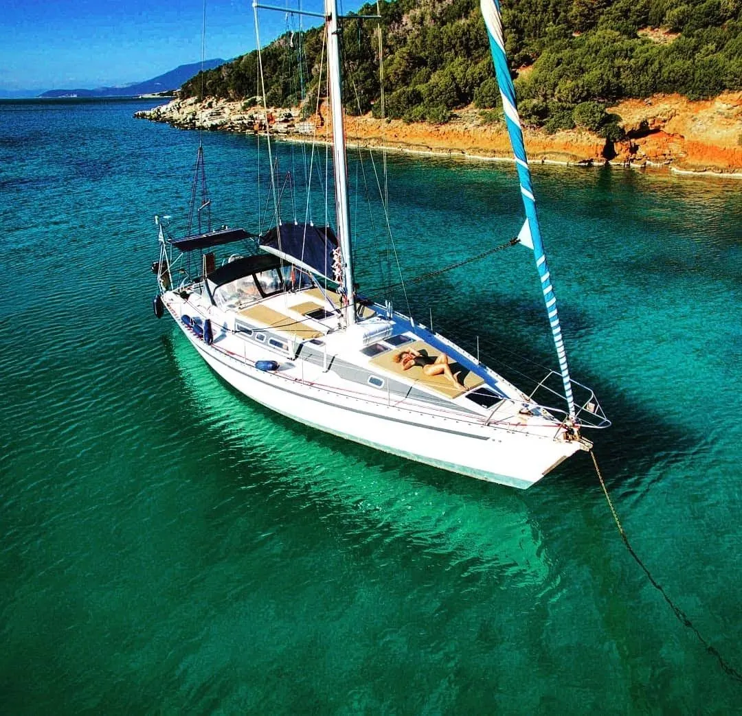 Explore Mykonos City on a 15m 5 Cabin Sailing Yacht Rental